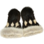 BUY ALASKA MUSHER MITTENS - BEAVER & WOLF FUR